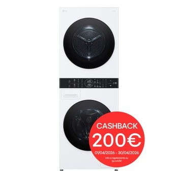 Foto frontale della washtower LG WT1210WWF